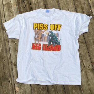 Vintage 90s Taco Bell Godzilla Promo T Shirt P Off Big Lizard XL White